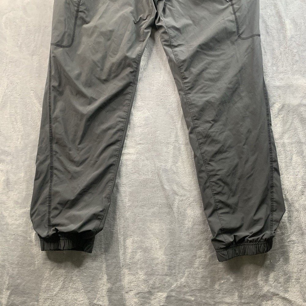 Eddie Bauer Polar Fleece‎ Lined Tech Pants Women's 14 Gray Cargo Warm Hiking - Picture 3 of 12